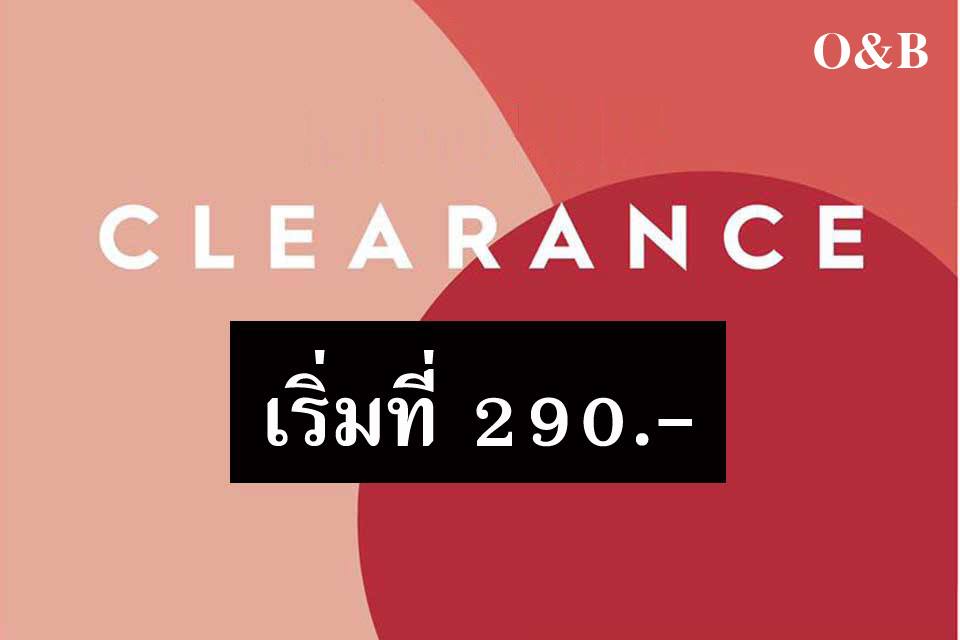 1. O&B Clearance sale