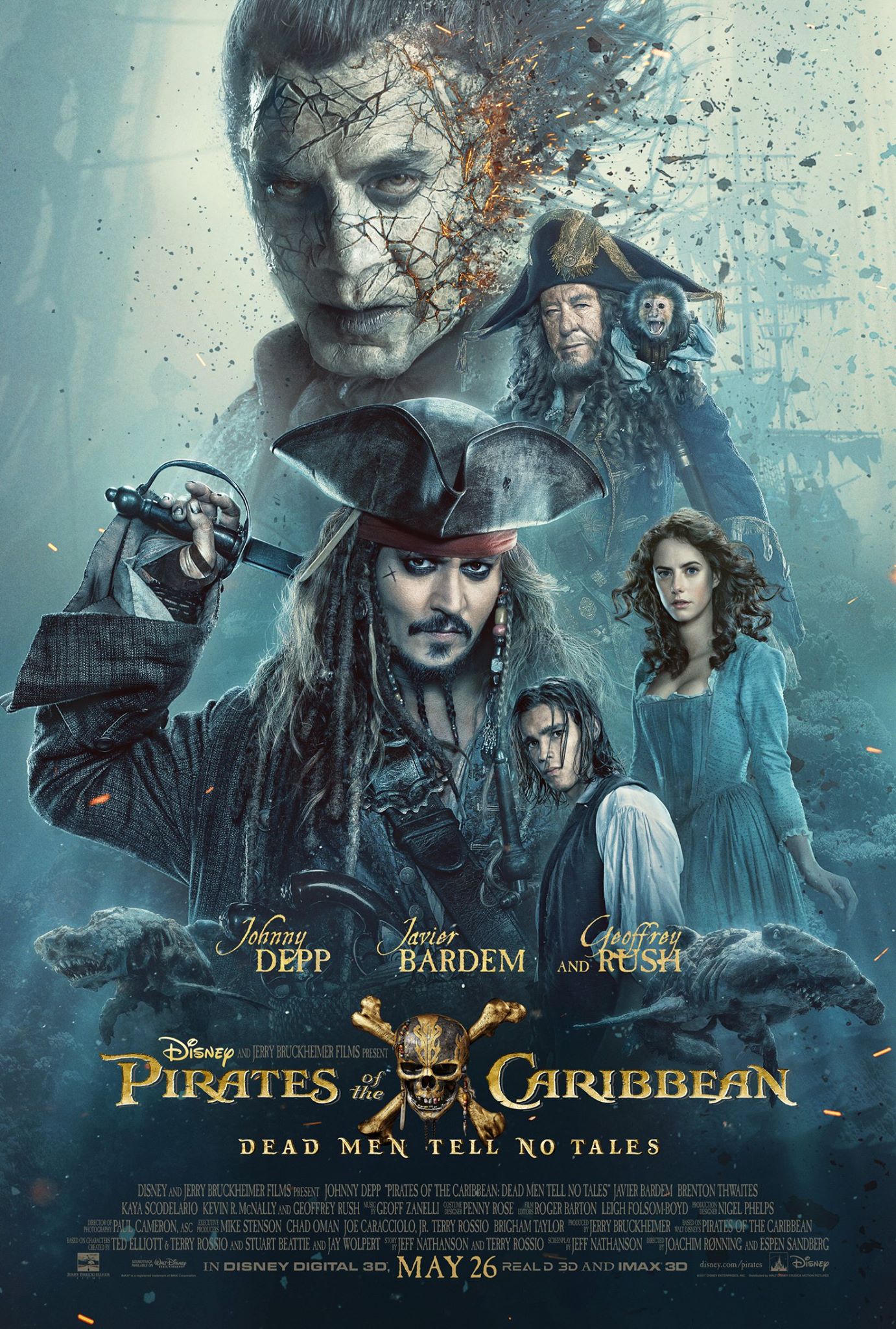 1. Pirates of the Caribbean Dead Men Tell No Tales