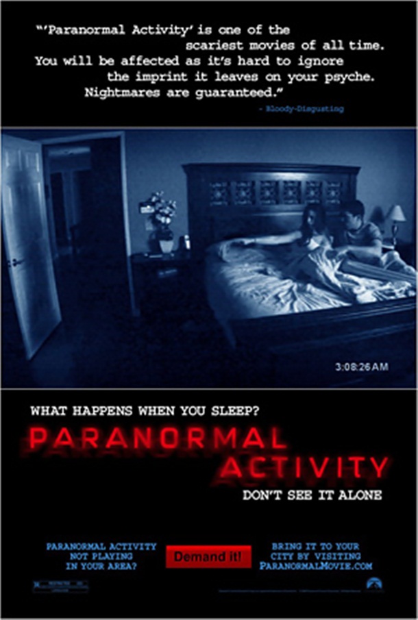 1.Paranormal Activity