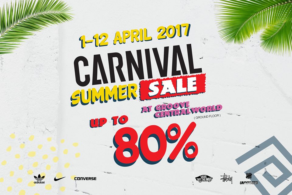CARNIVAL Summer Sale 2017 up to 80%