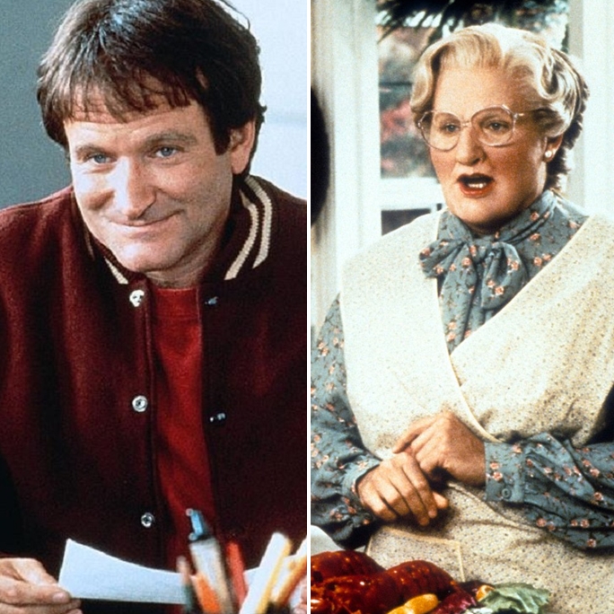 Robin Williams จากเรื่อง Mrs.doubtfire (1993)