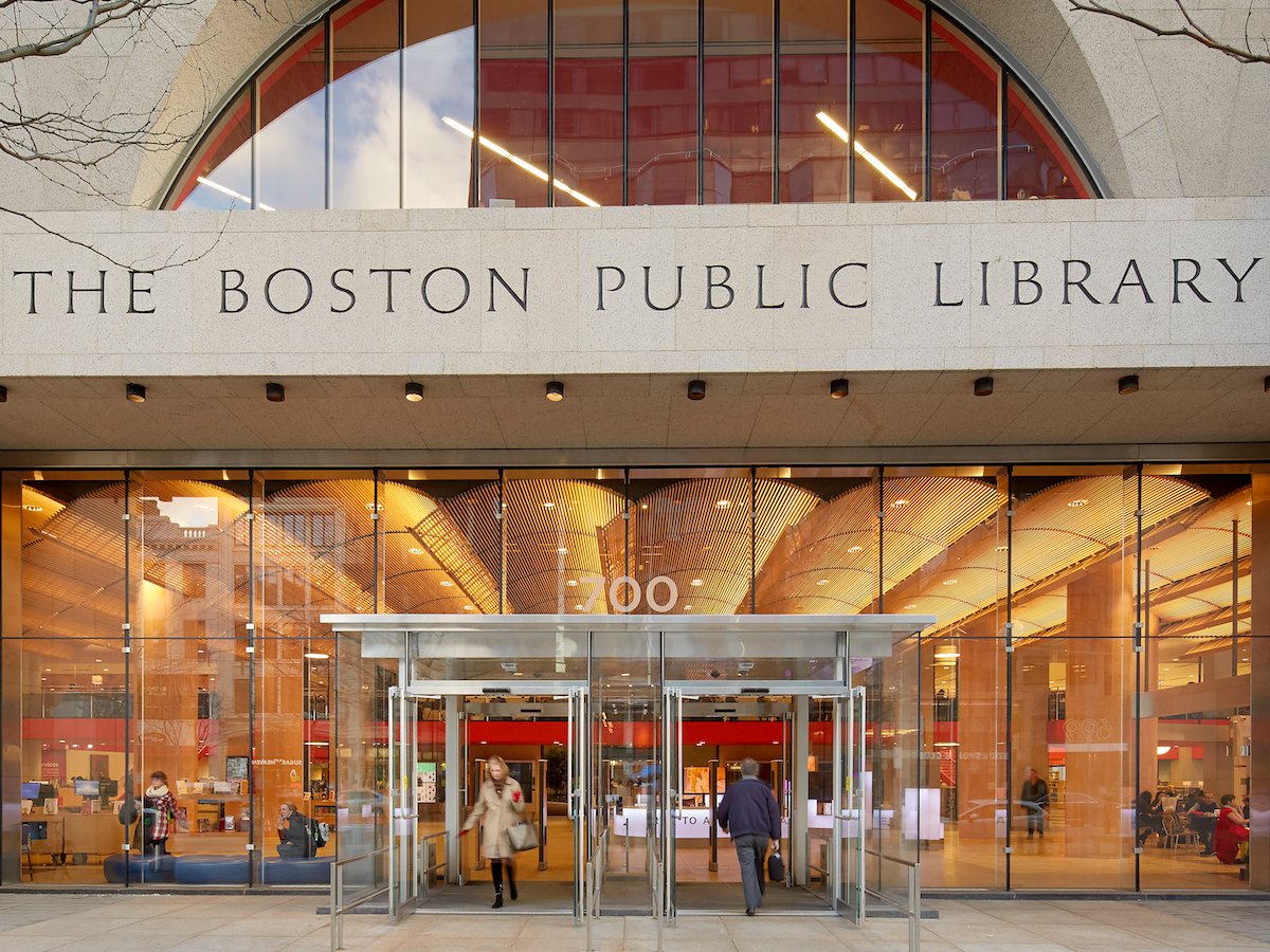 1.1 ห้องสมุด The Boston Public Library