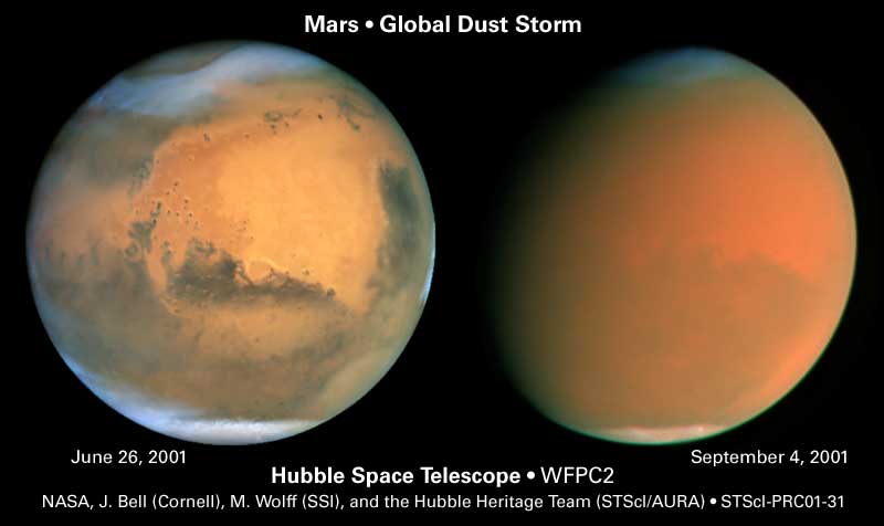 Mars Global Dust Storm