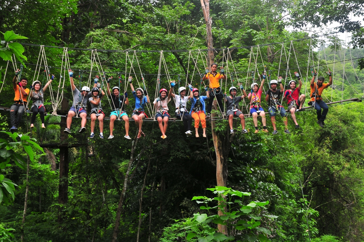 Tree Top Adventure Park Thailand กาญจนบุรี2