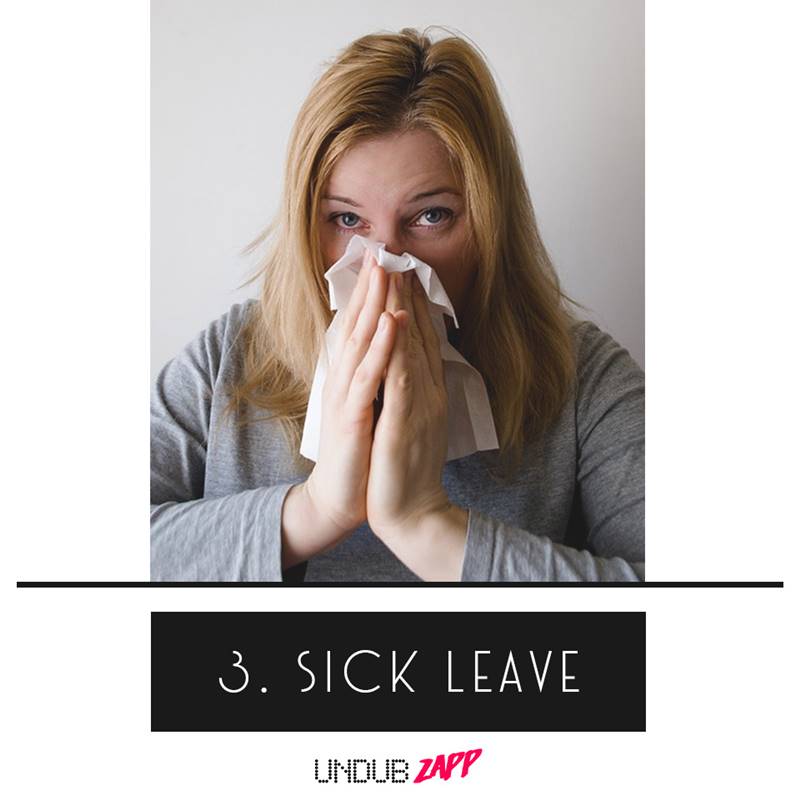 3. Sick leave